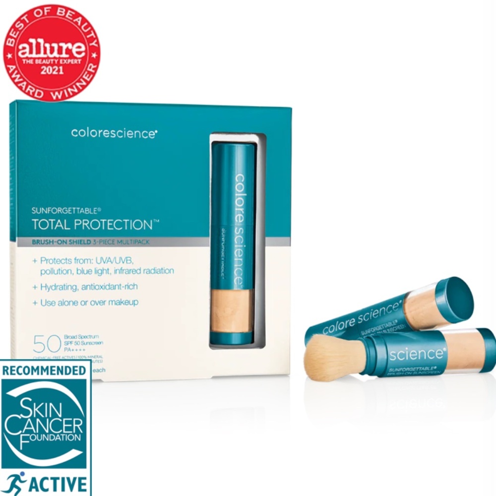 New New In Box Sunforgettable Total Protection Brush-On Shield SPF 50 Multipac